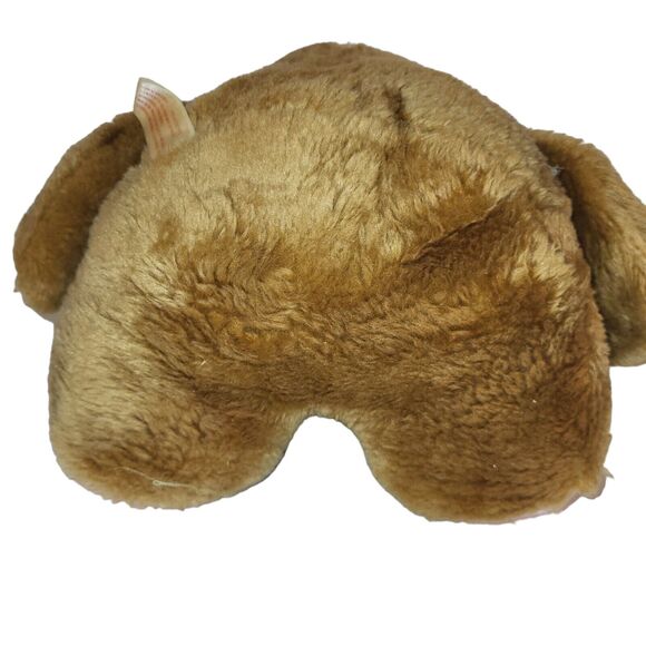 Vintage Animal Fair‎ Inc Plush Hippo Sitting Brown Stuffed Animal #9609A 10" - Picture 7 of 10